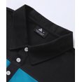 thumbnail image 3 of SPEEDRUN Men's Workout Shirt Polo Shirts Short Sleeve Classic Solid Color for Casual and Business Wear, 3 of 6