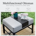 thumbnail image 6 of Sophia&William 9 Seat Patio Conversation Set Outdoor Sofa Furniture Set with Ottomans, Gray, 6 of 6