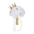 thumbnail image 1 of Amagogo Ramo De Novia Artificial, Ramo De Boda, Flores De Rosas Artificiales, Boda para Favores De Fiesta De Navidad, Individual, 1 of 2
