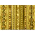 thumbnail image 1 of Ahgly Company Machine Washable Indoor Rectangle Abstract Yellow Modern Area Rugs, 8' x 10', 1 of 4