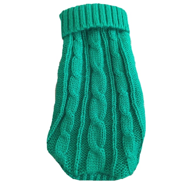 Jersey extrapequeño de punto para chihuahua, yorkshire terrier y chihuahuas miniatura, para hembras y machos pequeños, otoño-invierno, cachorros y gatos, longitud 23 cm (talla n.º 8)