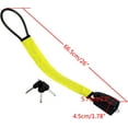 thumbnail image 5 of KAYCENTOP Car Steering Wheel Lock, Seat Belt Lock, Anti-Theft Device, Max 17 Inch Length, Small and Light-Weight, Multi-Functional, Fit Most Vehicle, SUV, Golf Cart Security (Yellow), 5 of 13