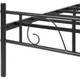 thumbnail image 4 of Queen Bed Frames with Headboard, Upholstered Platform Bed with Wood Slats 800 lbs Support , Noise Free, No Box Spring Needed, Dark Grey, 4 of 9