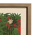thumbnail image 3 of Kate and Laurel Sylvie Travel Poster Dominican Republic Framed Canvas Wall Art by Chay O., 23x33 Gold, Decorative Travel Art for Wall, 3 of 7