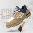 thumbnail image 5 of XIMIN Men's Non Slip Work Shoes - Lace Up Breathable Food Service Sneakers for Restaurant Kitchen Outdoor Hiking and Daily Work Shifts (Brown, 8.5), 5 of 9