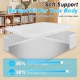 thumbnail image 5 of Air Mattress Queen with Built in Pump,Blow Up Mattress with Fiber-Tech, Inflatable Camping Bed, 3-Min Self Inflating with Carrying Bag (18”White Grey), 5 of 8