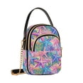 thumbnail image 7 of FORMRS Crossbody Bag for Women Quilted Travel Shoulder Cell Phone Purse with Chain Strap Handbag, Gradient Starfish Pattern, 7 of 7