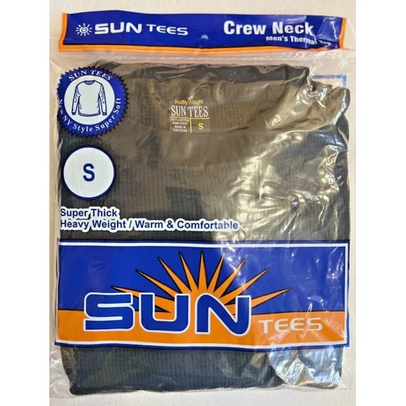 Men's 60% Cotton 40% Polyester Waffle Knit Shirt: Warm Thermal Top for Winter