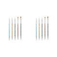 thumbnail image 2 of yingyy 5 Pcs Double Extrémité Art des Ongles Pointillage Manucure Manucures Acrylique Outil de Peinture Accessoires Professionnels Stylo Stylos Cristal Strass Gel Paillettes 2Ensemble, 2 of 6