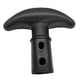 thumbnail image 3 of Accesorios de agarre para mango de remo curvo en T para kayak, artesanía fina, fácil instalación Negro, 3 of 9