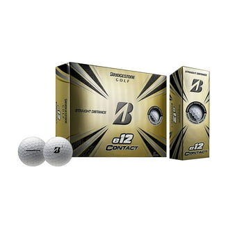 Bridgestone Golf e12 Soft Golf Balls, White, 12 Pack, Low