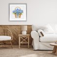 thumbnail image 3 of Stupell Industries Shabby Chic Pretty Blue Hydrangea Picnic Basket Gray Framed Print Under Glass, 16 x 16, by Petals Prints Design, 3 of 8