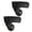 Black, variant on 1 Pair Heavy Duty Luggage Wheel Replacement Trolley Casters 360 Degree Swivel