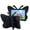 Black, variant on iPad 2/3/4 Case 9.7-inch Old Model, Kids Friendly Shockproof Butterfly Wing Kickstand Rugged Light Weight EVA Protective Cover, Blue