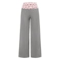 thumbnail image 6 of Xyant Girl's Polka Dots Fold Over Baggy Sweatpants Wide Leg Y2k Pants,Size 11-12 Years, 6 of 6