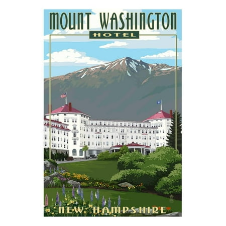 Mount Washington Hotel in Spring - Bretton Woods, New Hampshire Print Wall Art By Lantern