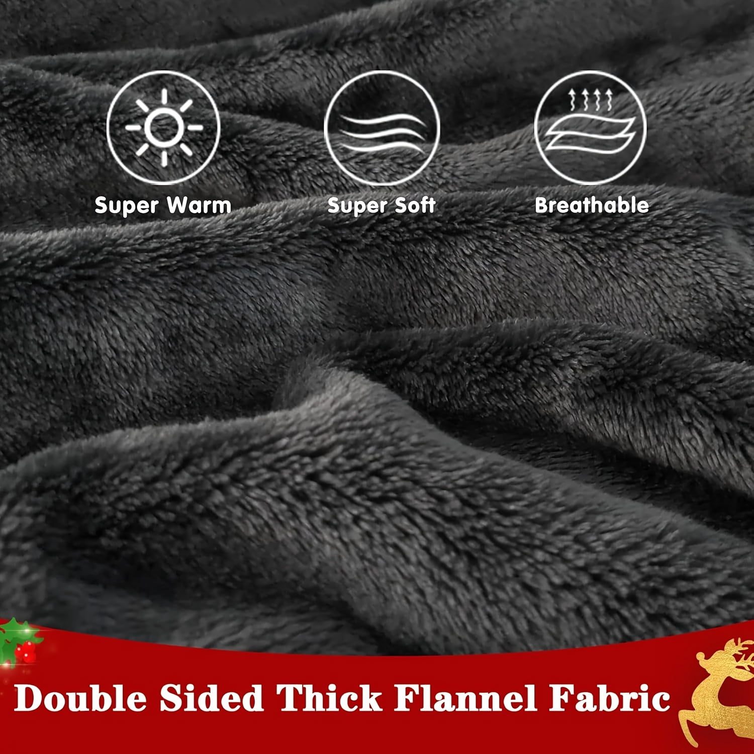 Oversize Wearable Blanket Hoodie, for Adult Sherpa Blanket Hoodie as Gifts for Mom Women, Cozy Sweatshirt Blanket Light Gray