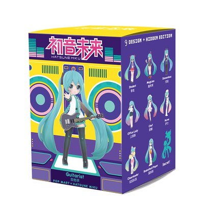 Genuine Bandai Hatsune Miku Anime Action Figure Model Series Action Career Scene 10cm-14cm Pvc Decor Figure Toys Gift Blind Box