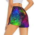 thumbnail image 3 of Haiem Bright Universe Women's 2 in 1 Running Shorts - Lightweight Athletic Workout Gym Yoga Breathable Sports Shorts Liner with Phone Pockets-XX-Large, 3 of 9