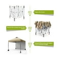 thumbnail image 5 of 10x10 Pop Up Canopy with Sidewalls for Outdoor, Portable Canopy with One Push Setup, Easy Set-Up Waterproof Tent for Outdoor Party, Sun Shade for Wedding Backyard Garden Event, 5 of 8