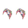 thumbnail image 2 of Guardurnaity Estilos bohemios Envolturas para la cabeza para mujeres Gorros de punto en forma de V Gorro plisado Skullcap Sombreros de moda Swirl Type7 NO7, 2 of 6