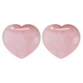 thumbnail image 3 of 2Pcs Natural Crystal Pendants DIY Jewelry Making Supplies Heart-shaped for Festival Gift Crafting, 3 of 4