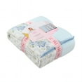 thumbnail image 7 of Paris Hilton Luxe Plush Oversized Reversible Blue Floral Coquette Throw, for Adults and Teens, 7 of 7