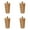 Khaki 4PCS, variant on LMTODLFG 4 Inches Round Solid Wood Furniture Legs, Natural Wooden Replacement Feet for Sofa, Couch, Armchair, Cabinet, TV Stand, Ottoman and Dresser