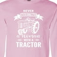 thumbnail image 4 of Inktastic Tractor Woman Long Sleeve T-Shirt, 4 of 5