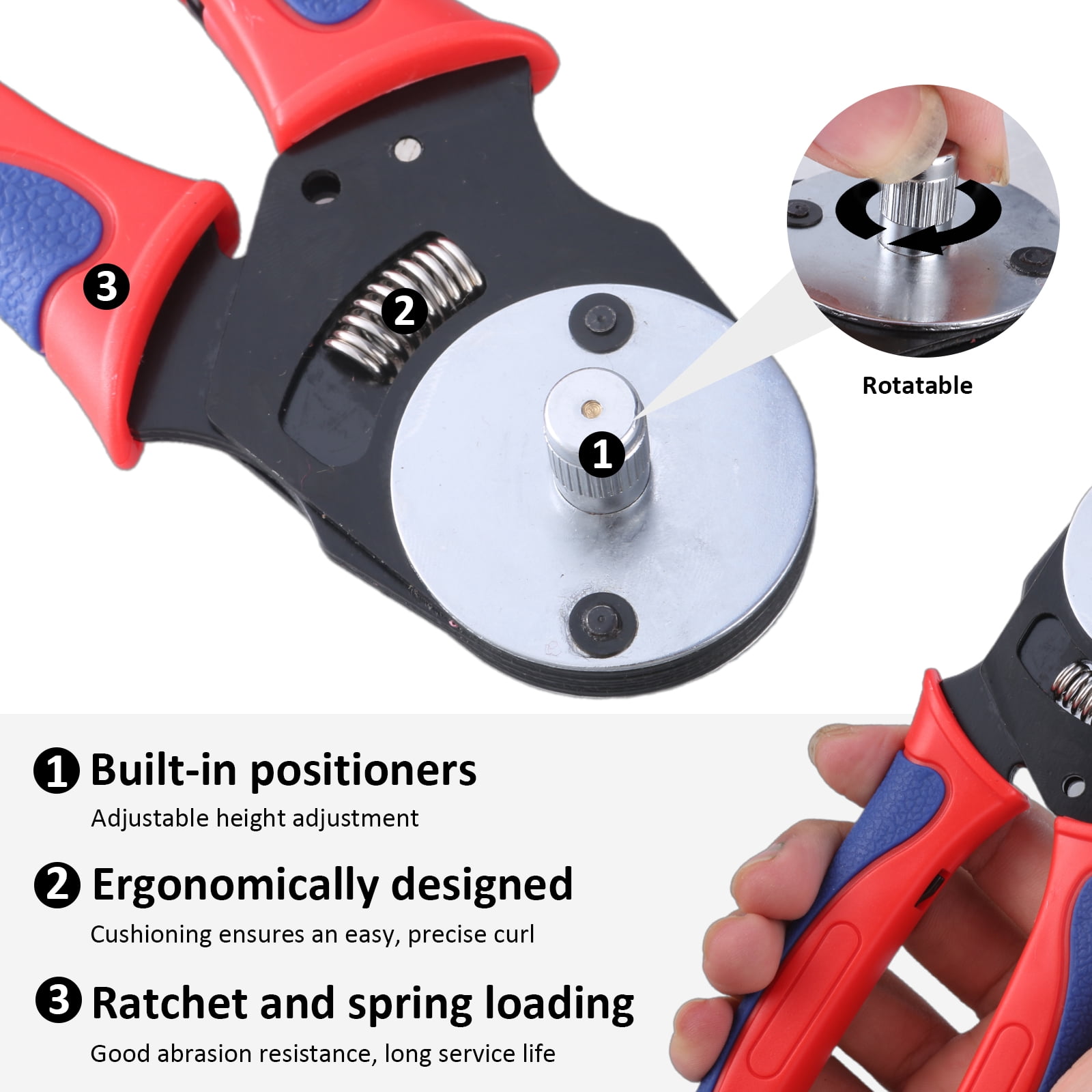 Closed Barrels Crimper 4 Way Indent for Deutsch Wire Crimping Tool Adjustment Positioning Wire Crimper Tool