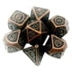 thumbnail image 2 of Dados Poliédricos de Metal Zulema 7 Uds para DND, 2 of 7
