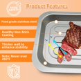 thumbnail image 4 of GWYSY Bandeja Grill para Air Fryer 29 x 17 cm de Acero, Pack de 2, 4 of 7