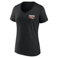 thumbnail image 2 of Women's Black Indiana Hoosiers College Football Playoff 2026 Peach Bowl Champions Scoring Drive V-Neck T-Shirt, 2 of 3