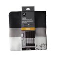 thumbnail image 5 of hometrends Home Trends Timber Fabric Shower Curtain, 70 Inches X 72 Inches, Black, 5 of 5