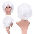 thumbnail image 2 of Peluca corta con puntas blancas sintéticas Benehair, unisex, 2 of 8