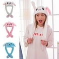 thumbnail image 4 of Funny Rabbit Bunny Ear Moving Hat Cap Soft Plush Cute Hat Toy 2022 HOT B1B1, 4 of 9