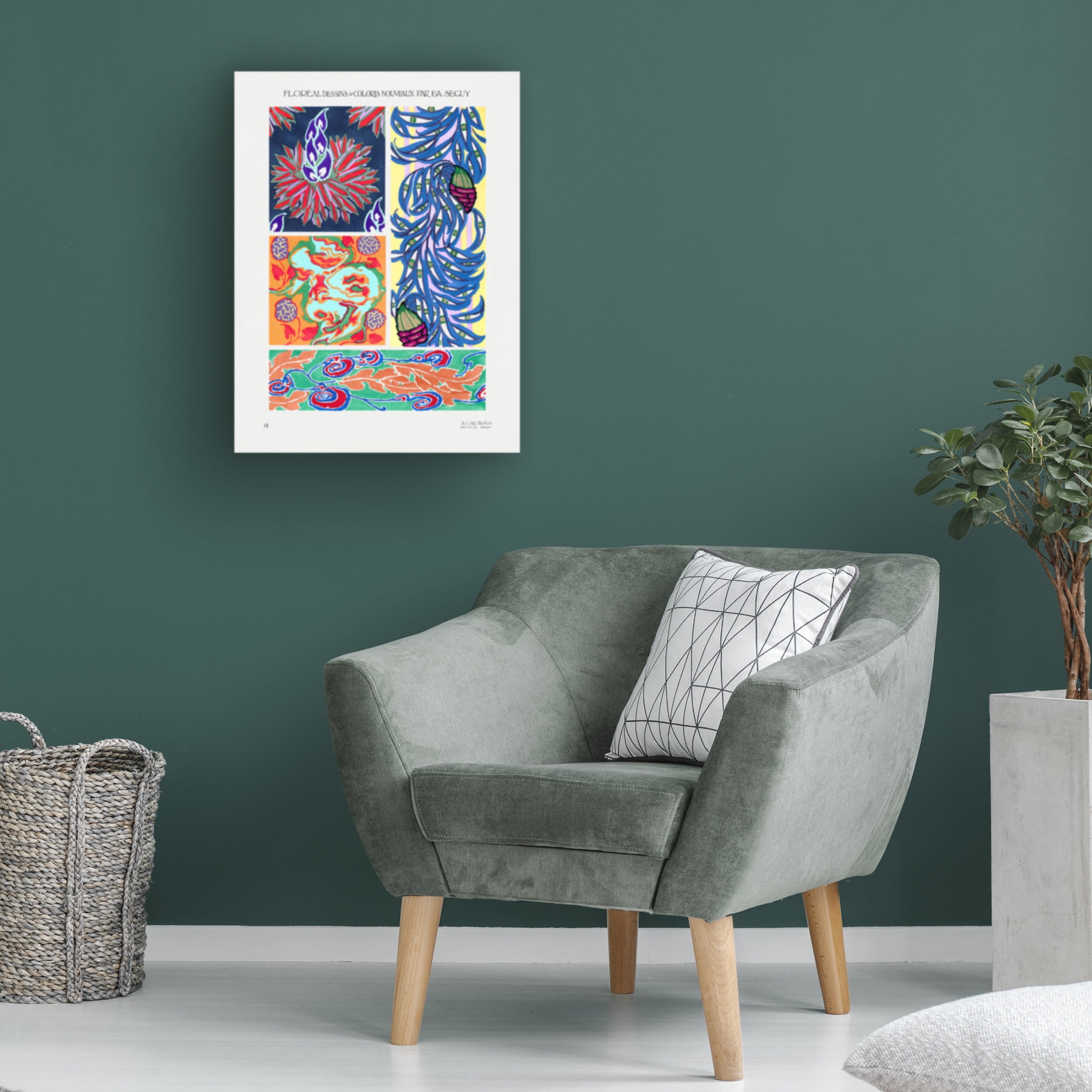Trademark Fine Art Pictufy Pattern 18 Canvas Wall Art
