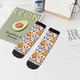 thumbnail image 7 of Naloa Blue Orange Pumpkin fall Ankle Socks for Women Non Slip Socks No Show Socks Classic Low Cut Casual Socks Casual Socks, 7 of 7