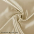 thumbnail image 4 of BLISSFORD Satin Pillowcase with Zipper, for Hair and Skin Care, Feels Soft and Cool Like a Silk Pillowcase, Satin Pillow Cases 2 Pack, Silk Pillow Cover, Champagne - King Size, Set of 2, 4 of 7