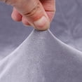 thumbnail image 4 of Velvet Stretch Dining Room Chair Covers, Soft Removable Washable Dining Room Chair Covers, Set of 2, Silver-Gray, 4 of 6
