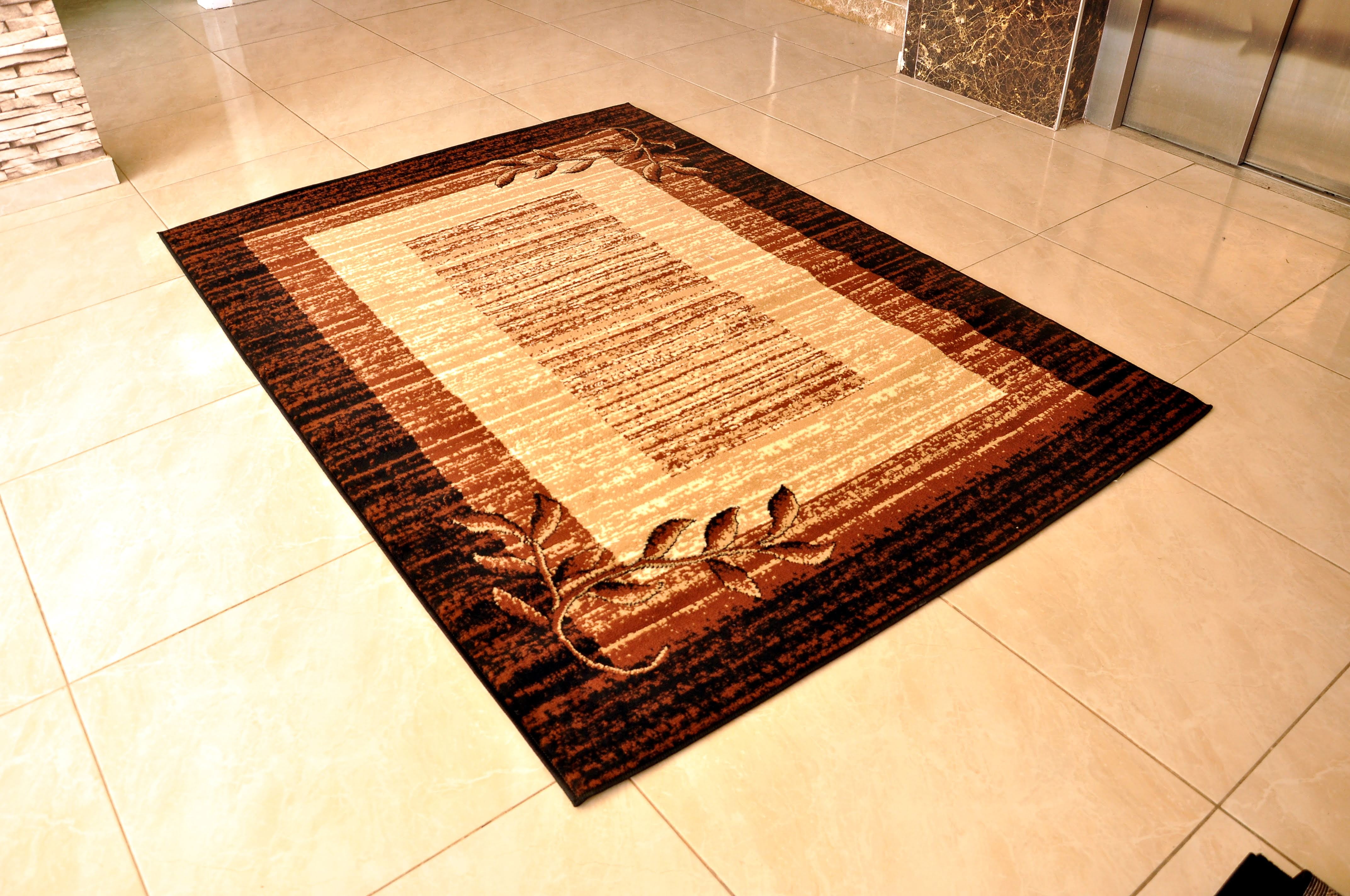 Wilda Black/Brown/Beige Area Rug Nairobi 1160 Brown 8' x 10' Walmart