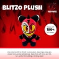 thumbnail image 2 of Peluche Youtooz Helluva Boss Blitzo, 23 cm, coleccionable para fanáticos, 2 of 5