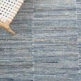 thumbnail image 6 of SAFAVIEH Kilim Sharlene Striped Area Rug, Blue/Ivory, 4' x 6', 6 of 10