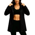 thumbnail image 5 of Cmfcve Women's Rain Jacket Lightweight Outdoor Travel Hooded Waterproof Windbreaker Mid-Length Hiking Raincoat, 5 of 9