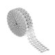 thumbnail image 1 of GOOHOCHY 1 rollo de cinta de diamantes de imitación con brillo de diamante, material para manualidades, envoltura de malla de diamantes, 1 of 8
