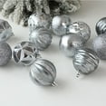 thumbnail image 2 of Tree 60mm Mini Decoration Balls– Hanging Ornament Christmas Tree Decoration  Pink, 2 of 4