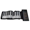 thumbnail image 1 of Roll-up Piano 61 /88 Keys,portable Arranger Keyboards,waterproof Silicone Fold Able Piano Keyboard For Beginners And Kids, 1 of 4