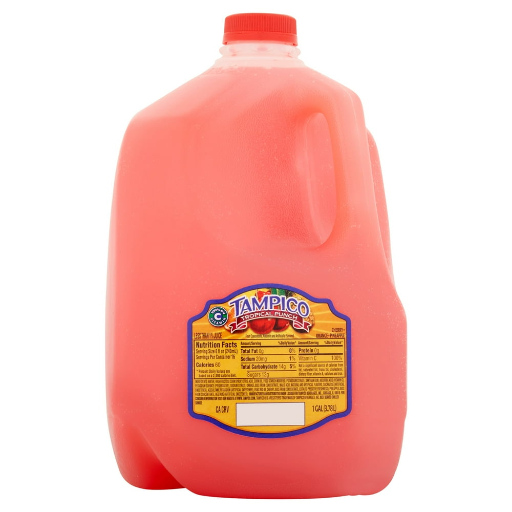 Tampico Tropical Punch Drink, 1 Gallon