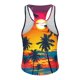 thumbnail image 4 of Tops de Verano Casuales sin Mangas de los Hombres Impresos con Correa Delgada Y sin Espalda, Deporte Regular Cuello Redondo sin Mangas, 4 of 4