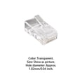 thumbnail image 4 of Tholdsy Conector de Cable de Internet sin blindaje CAT5 para escuela doméstica, conectores de red transparentes de repuesto, piezas de Type3 NO3, 4 of 6